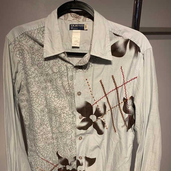 Guess long-sleeve shirt - Men's Samll - Picture 1 of 8